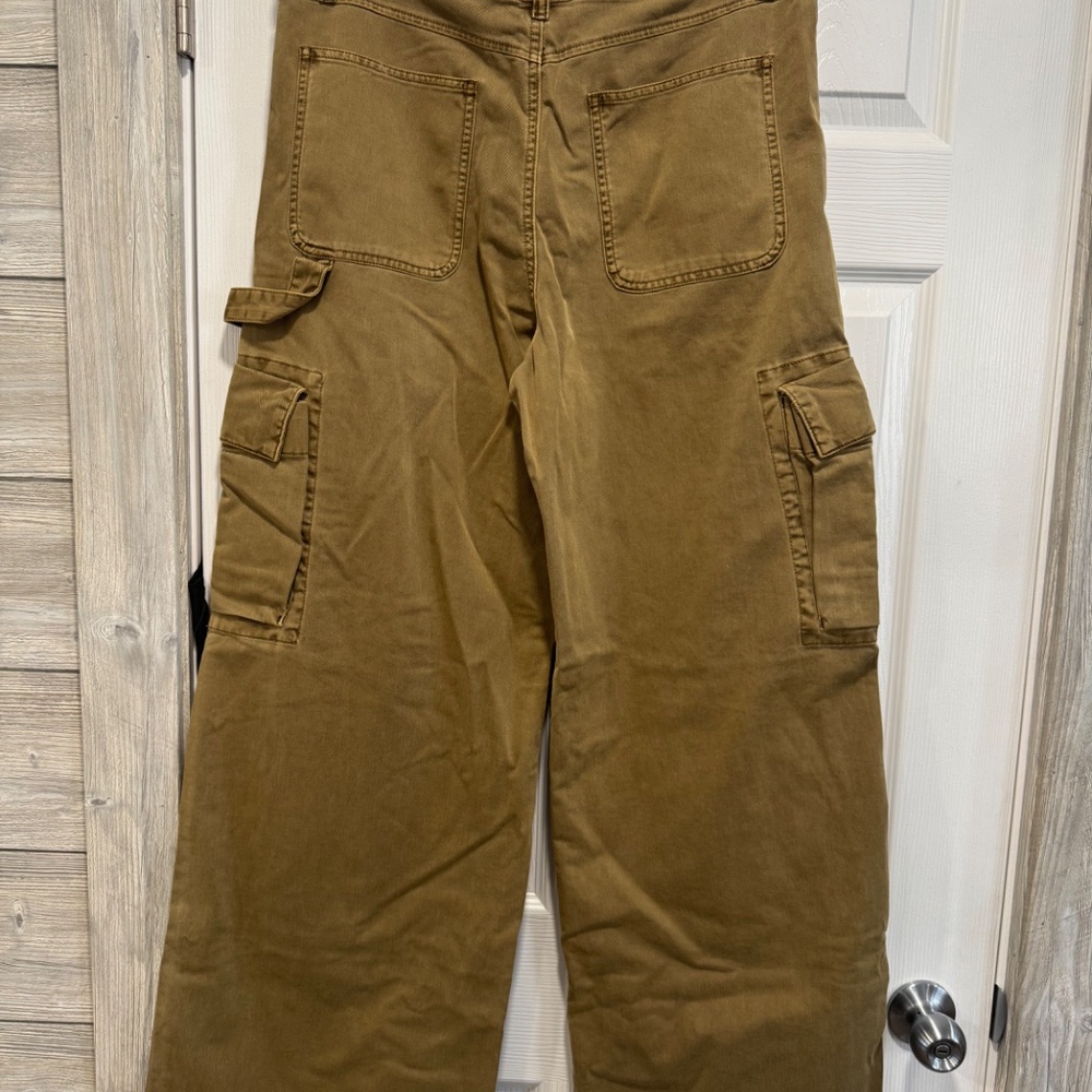 Gap Baggy Cargo Tan Pants 12 Tall - Picture 4 of 5